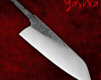 Chef Knife Blank Santoku Blade Shape DIY Custom Kitchen Knives