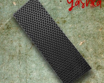 Honeycomb Resin Plate Patch DIY Knife Making Craft Materials Black