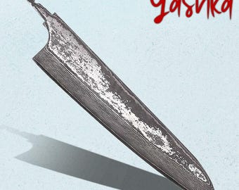 DIY Chef Knife Blade Blank: 240mm Stainless Steel Kitchen Tool