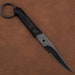 Hunting Knife Scalpel Karambit Ring Sheath Belt Clip Tactical Home Tool 