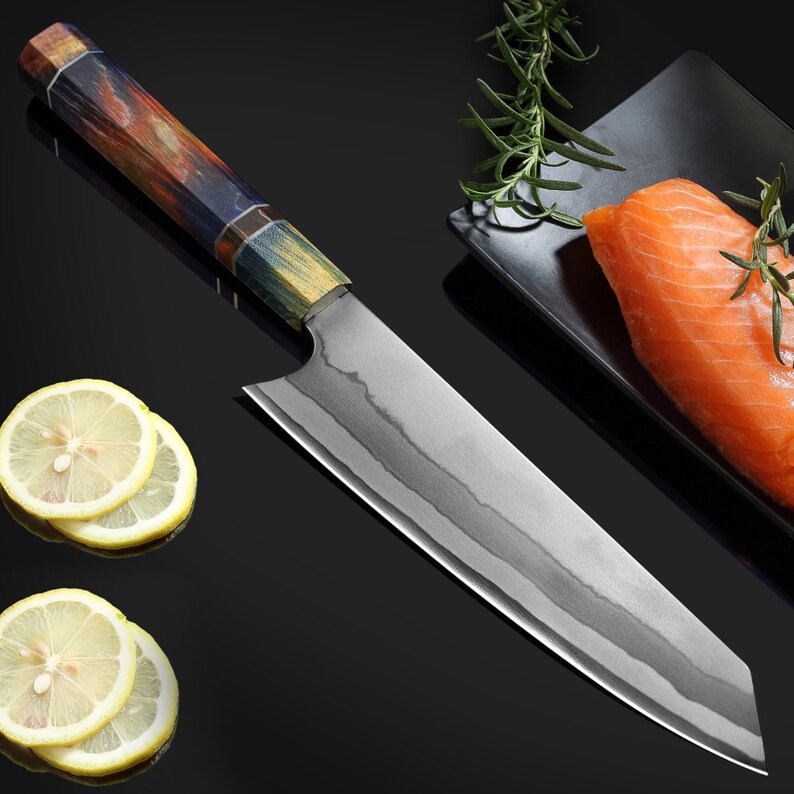 Chef Knife Japanese Kiritsuke Blade Shape Home Cooking Tools Etsy