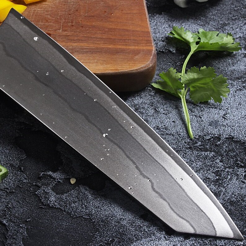 Chef Knife Japanese Kiritsuke Blade Shape Home Cooking Tools Etsy