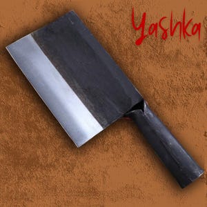 Rustic Style Cleaver Chopping Bones Meat Chef Knife Butcher Home Outdoor Tool