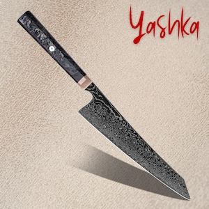 Chef Kitchen Knife Japanese Kiritsuke Blade Shape Home Cutting Tool Black