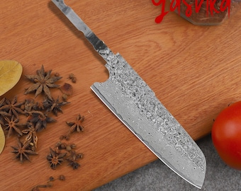 Chef Knife Blank Blade Japanese Santoku Billet DIY Custom Knife