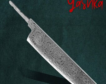 Chef Knife Blank Blade DIY Japanese Nakiri Knife Home Vegetables Tools Crafts