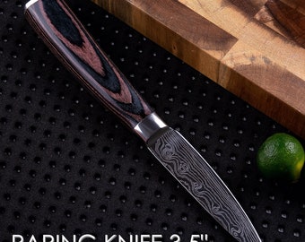 Paring knife 3.5" Chef's Kitchen Knife Stainless Steel Cooking Tools BBQ Gadgets