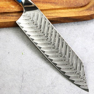 Chef Knife Japanese Bunka Blade Shape Cleaver Kitchen Knife Home ...