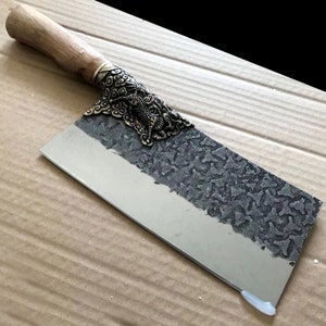 Bladesmith Kitchen Meat Cleaver 7 inch with Sandalwood Handle