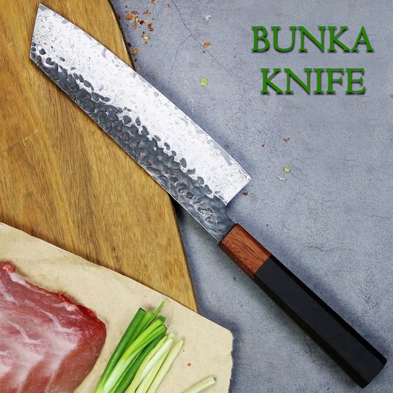 Chef's Kitchen Knives Gyuto Bunka Nakiri Slicing Home Etsy