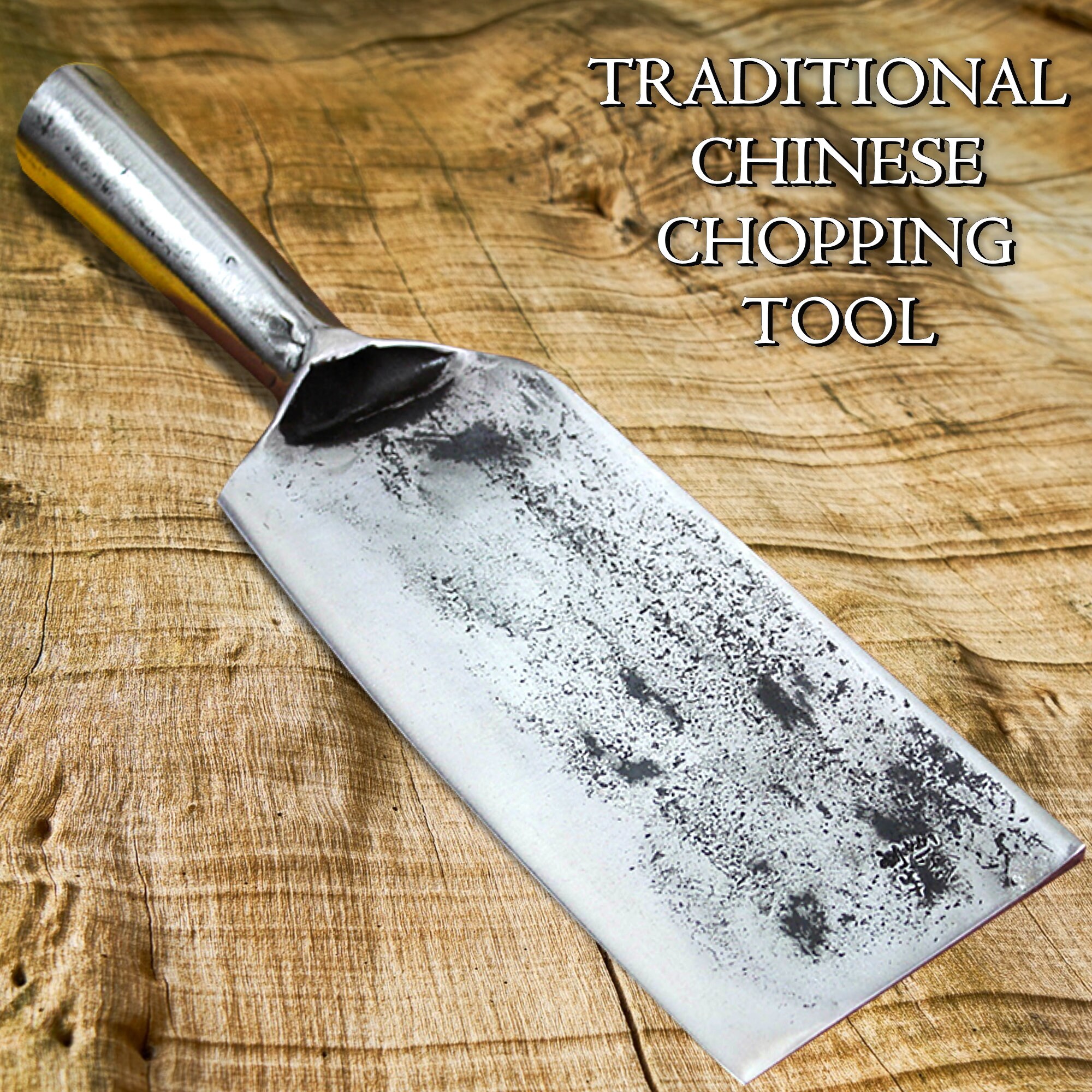 Handmade Chinese Cleaver Chopping Knife Chef Kitchen Knives Etsy