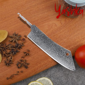 Chef Knife Blank Blade Butcher Knife Billet Custom Knife Making Home Hobby
