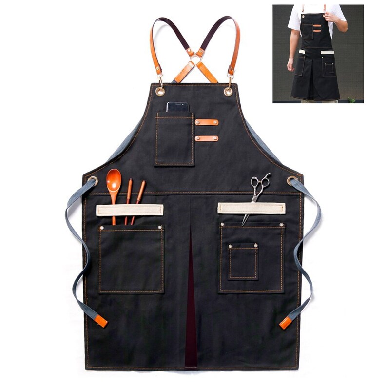 Chef's Denim Aprons Woodworking Painting Apron Home tools Etsy