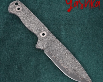Hunting Knife Blank Blade Full tang DIY Custom Fishing Camping Outdoor BBQ Tool
