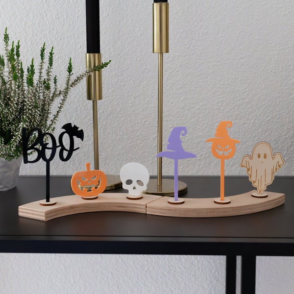 HALLOWEEN Cake-Topper / Tortenstecker / Stecker für UNSEREN Geburtstagskranz / Geburtstagsteller