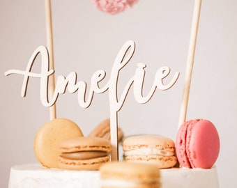 Personalisierter Cake-Topper Wunschname