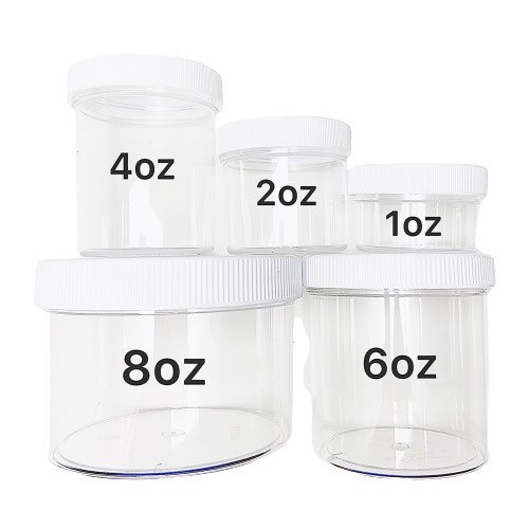 Affordable 1Oz 2Oz 4Oz 6Oz And 8Oz Clear Containers 5 - Etsy