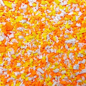 Candy Corn Crumbs, Fall Halloween Crumble Shavings, Nail Art, Polymer Clay Candy Sprinkles, Abordable, Livraison gratuite éligible, #210