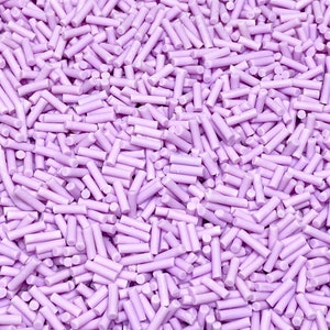 Lange Lavendel Lila Polymer Clay Fake Sprinkles, Dekoden Funfetti, kostenloser Versand, Slime Bastelbedarf, Schmuck, erschwinglich, #108