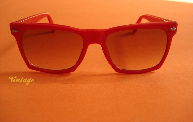 VTG RedTortoise Sunglasses 1980 image 3