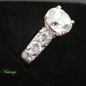 RING VTG en argent massif 925 image 2