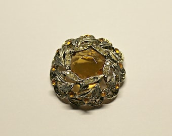 Vtg Broche  "hollywood" Or 50's