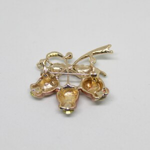 VINTAGE BROCHE TULIPANES 70'S imagen 3