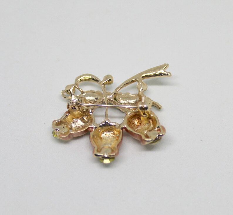 VINTAGE BROCHE TULIPANES 70'S imagen 3