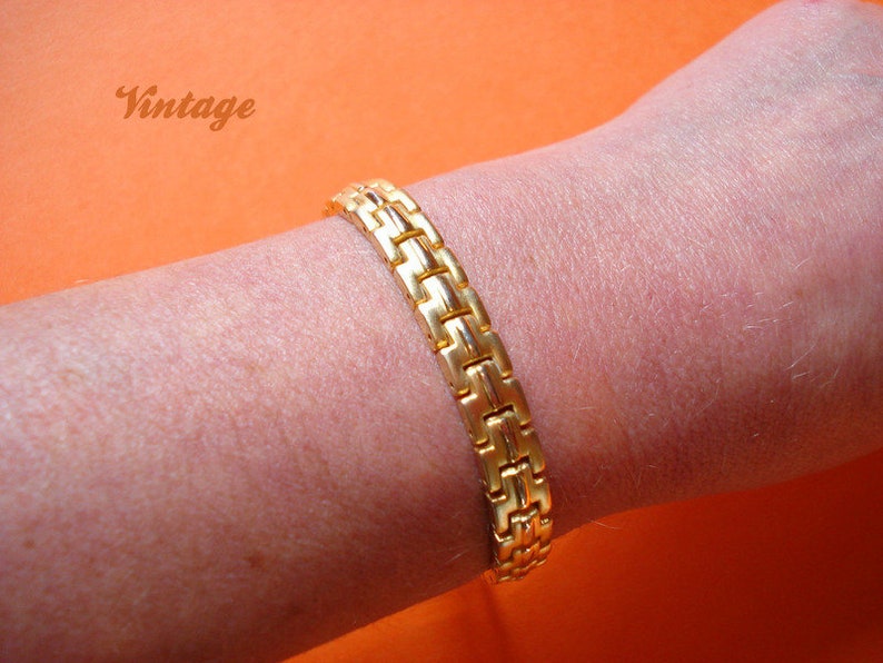 VTG GOLD BRACELET 70 image 1