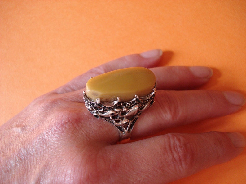 VINTAGE 925 SILVER RING image 2