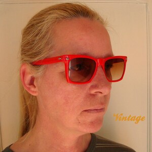 VTG RedTortoise Sunglasses 1980 image 2