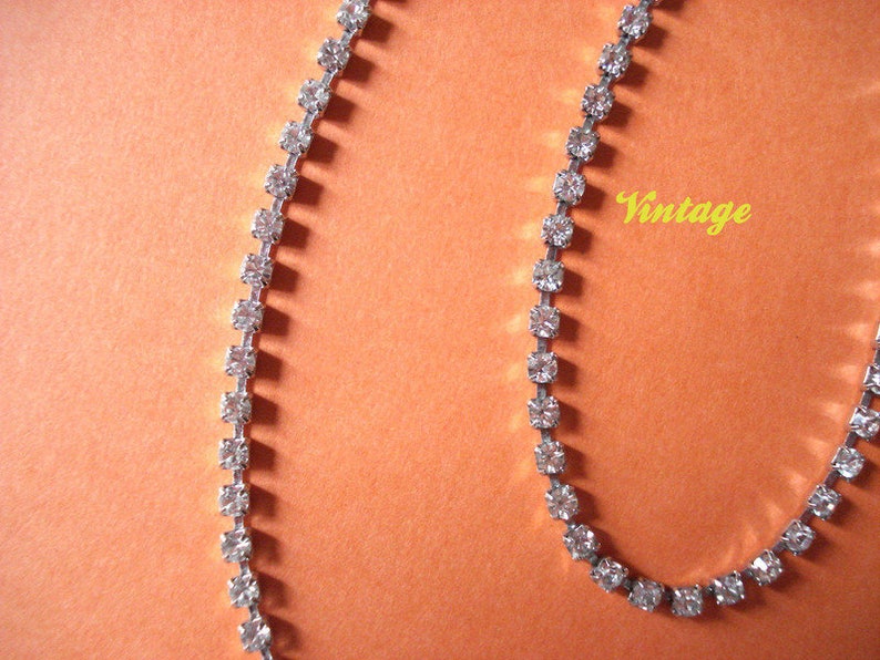 Vtg Gold Necklace And Bracelet 1980 image 3