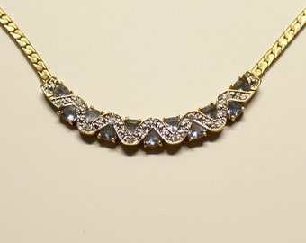 Collier   dans l'or et zircon 1970