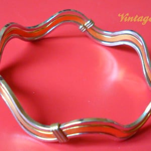 VTG bracelet argent et or AVON 60's image 1