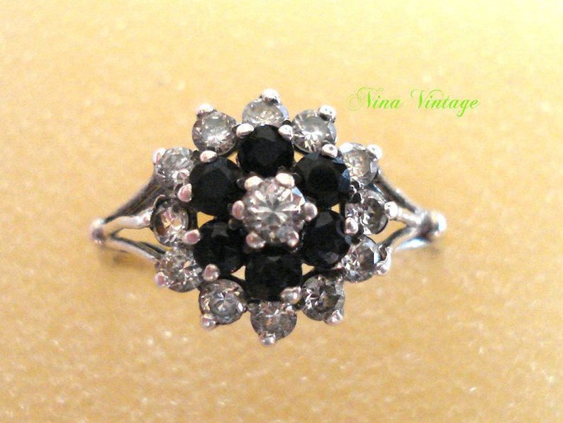 VTG 925 SILVER RING 1960 image 1