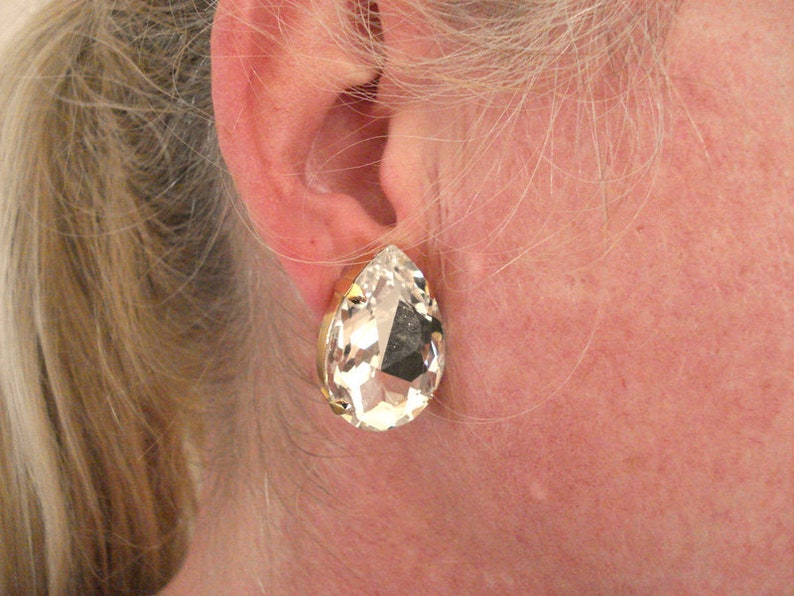 VTG Crystal Earrings image 4