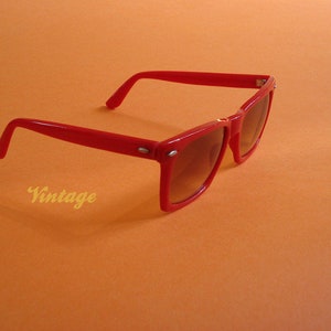 VTG RedTortoise Sunglasses 1980 image 4