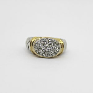 Vintage Ring 18 K CRYSTALS image 2