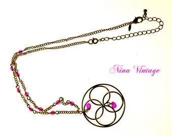 Collier VTG avec Amethyst 