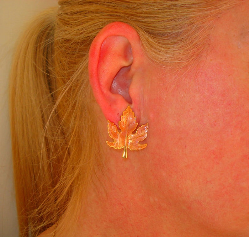 VTG EARRINGS 50's image 3