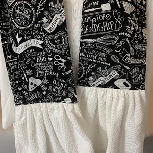 Kitchen Boa, Kitchen Towel, Kitchen Scarf, Neck Towel, Dish Towel, Dish Boa, Tea Towel, Boa Style Towel, Baker&#39;s Boa, Towel Scarf