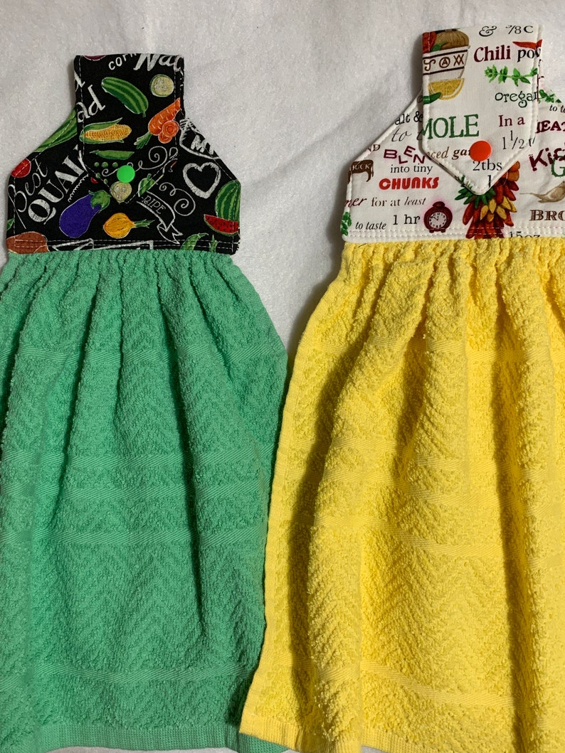 Clearance Hanging Dish Towel One of a Kind Hanging Towel Etsy