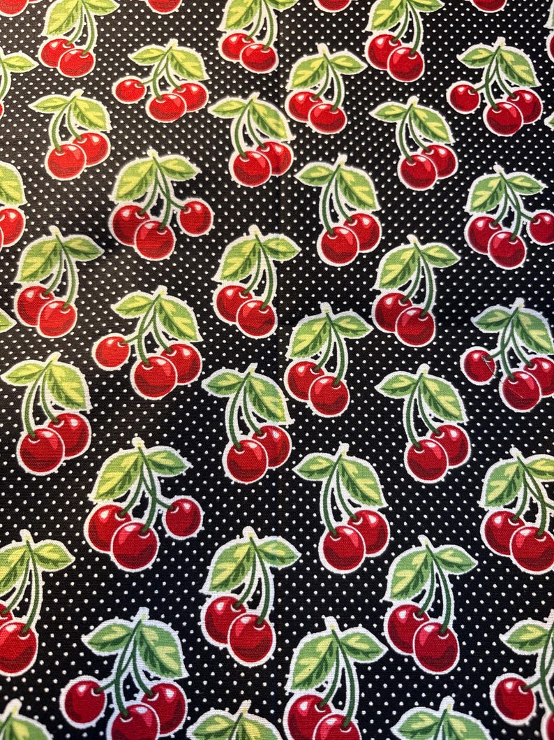 Kitchen Boa: Toallas de cuello con estampados variados, regalo de panadero Cherry w dots