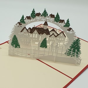 Schwibbogen, 3D-Karten, Weihnachtskarte