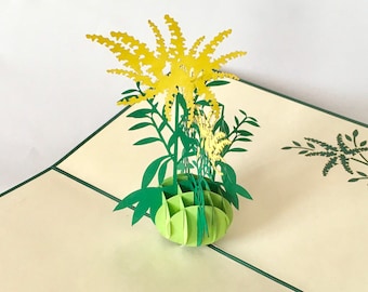 Wildflower, Carte pliante / Carte 3D / Pop-Up