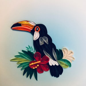 Toucans, Quilling Card
