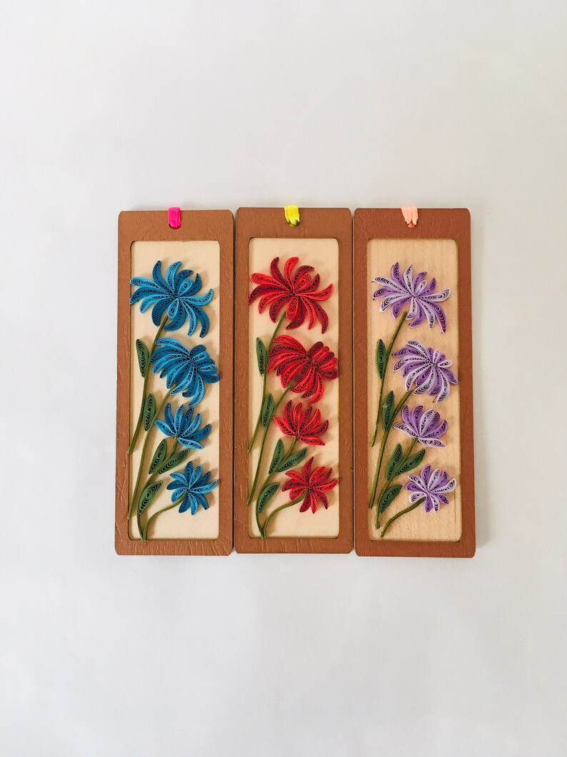 Quilling Bookmark 1 Bookmark Quilling Bookmark Bookmark Etsy