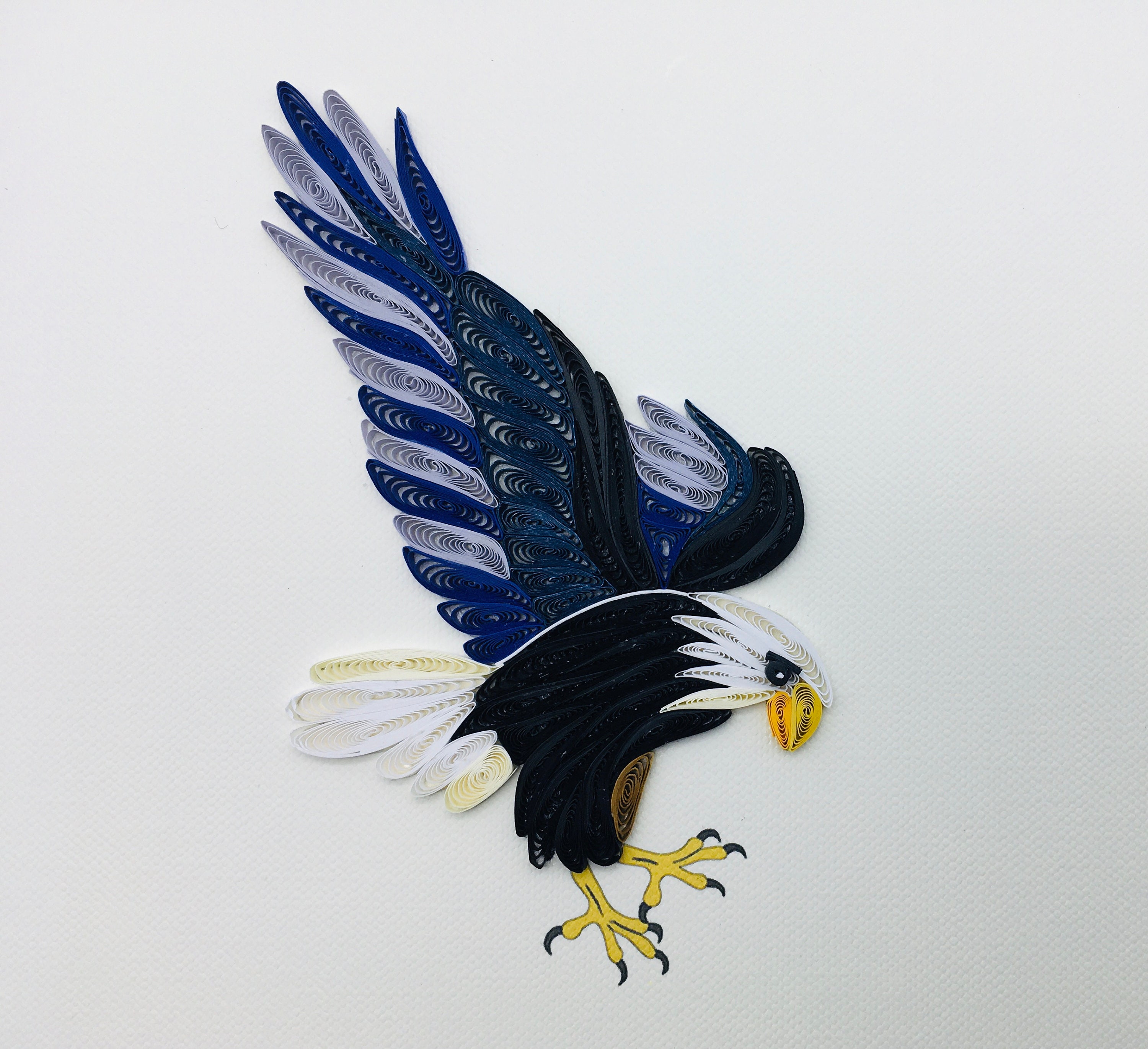 Quilling Card Eagle Stationery