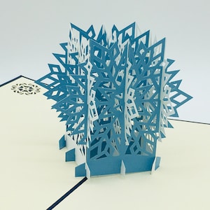 Flocos de neve, flocos de neve, cartão de Natal, cartão de felicitações, cartão pop-up, cartão de Natal, cartão de felicitações