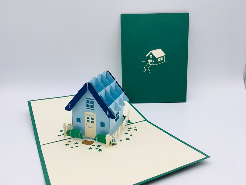 Haus Einzug 2 3DKarten / PopUp / Klappkarten Etsy